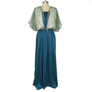 Vintage 1970s Prom Dress